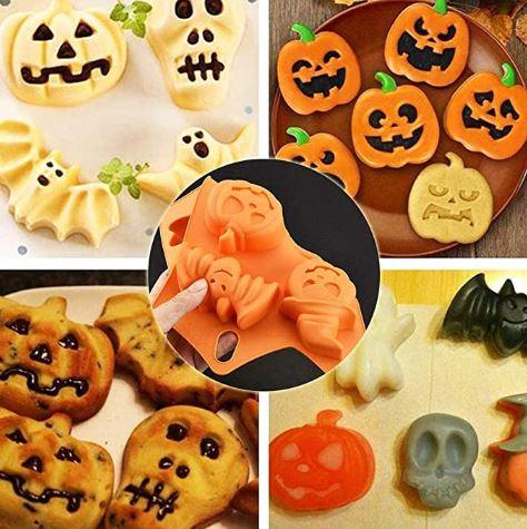 Webake Lot De 2 Moules Silicone Halloween Doigts De Sorcière - Moules Chocolat Et Bonbons