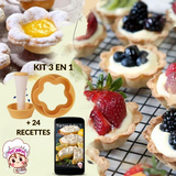 KIT Moule tartelette 3 en 1 | SweetCrust™