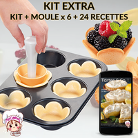 KIT Moule tartelette 3 en 1  SweetCrust™ – MelCooking