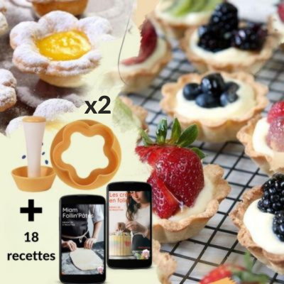 Moule tartelette KIT outil 3 en 1 - SweetCrust™ – MelCooking