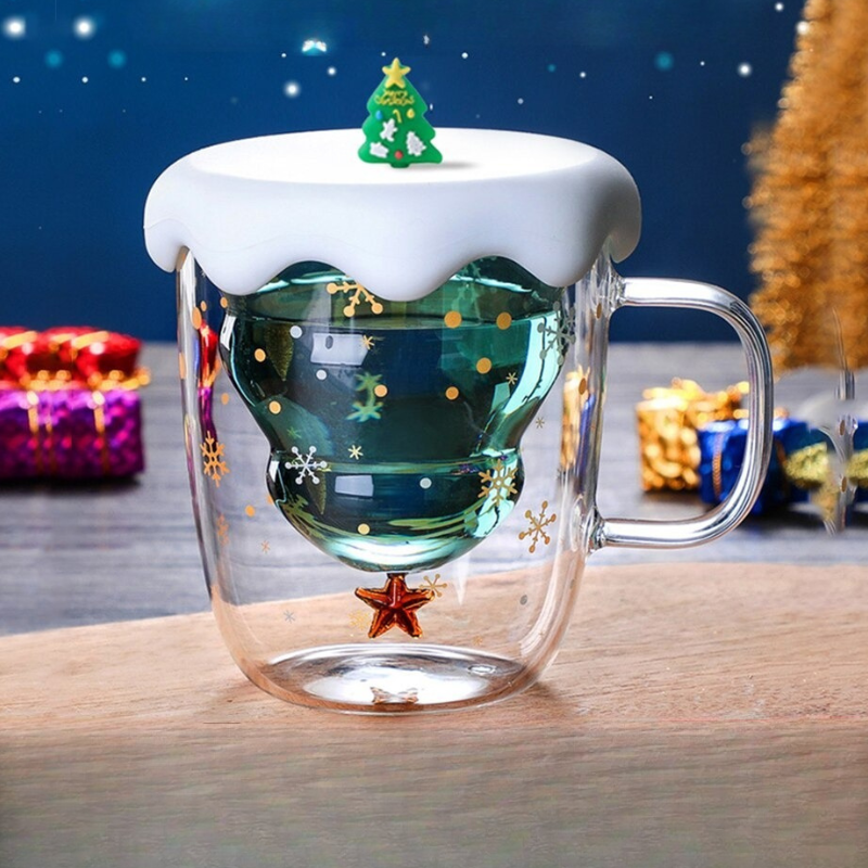 Belle Fleur sèche Tasse à café en verre à double paroi Belle tasse à thé  avec poignée Isolée Résistant à la chaleur Cadeau de Noël d'anniversaire  pour femmes Meilleur ami Enseignant Mère Cadeau : : Cuisine et  Maison