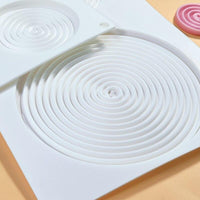 ysister Moule Silicone Forme Spirale 8 Pouces Moule Patisserie Silicone  Spirale Moule en forme de spirale