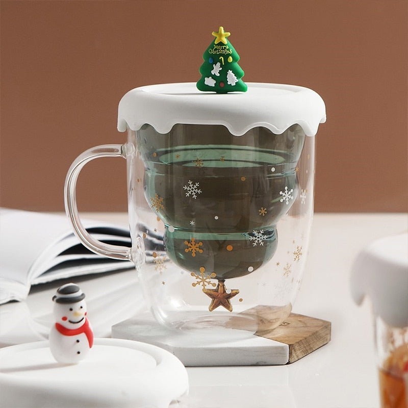 Belle Fleur sèche Tasse à café en verre à double paroi Belle tasse à thé  avec poignée Isolée Résistant à la chaleur Cadeau de Noël d'anniversaire  pour femmes Meilleur ami Enseignant Mère Cadeau : : Cuisine et  Maison